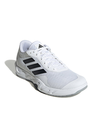 Weiße und schwarze Fitnessschuhe Adidas Amplimove Trainer M