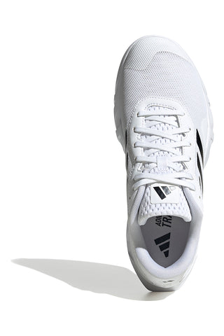 Weiße und schwarze Fitnessschuhe Adidas Amplimove Trainer M