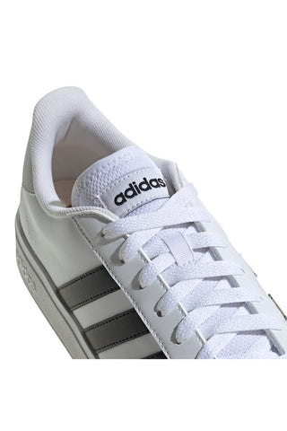 Adidas Grand Court Base 2.0 Weiße Sneakers mit schwarzen Details