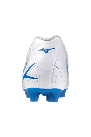 Weiße und blaue Fußballschuhe von MIZUNO MONARCIDA NEO III SELECT
