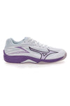 Volleyballschuhe Weiß und Violett Mizuno Thunder Blade Z
