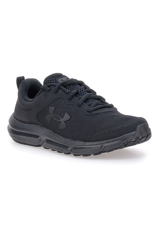 Total schwarze Under Armour Charged Assert 10 Laufschuhe