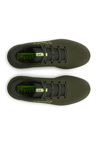 Under Armour Charged Pursuit 3 Grüne Laufschuhe