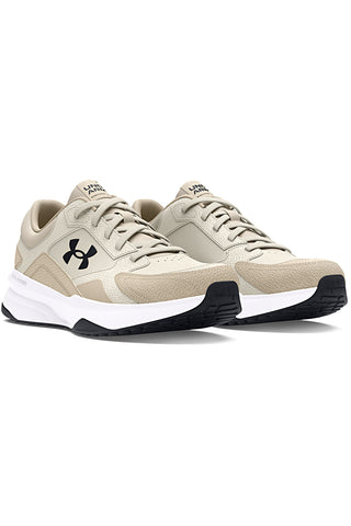 Under Armour Edge Lthr Leder Biege Laufschuhe