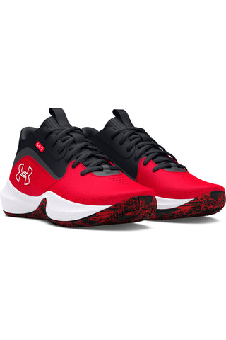 Scarpe da basket Nere e Rosse Under Armour Lockdown 7
