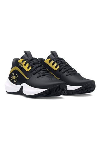Under Armour GS Lockdown 7 Basketballschuhe in Schwarz und Gold