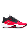 Under Armour Lockdown 7 Basketballschuhe in Schwarz und Rot