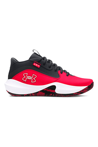 Under Armour Lockdown 7 Basketballschuhe in Schwarz und Rot