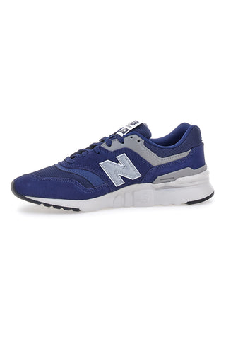 Blaue und graue New Balance 997-Sneaker