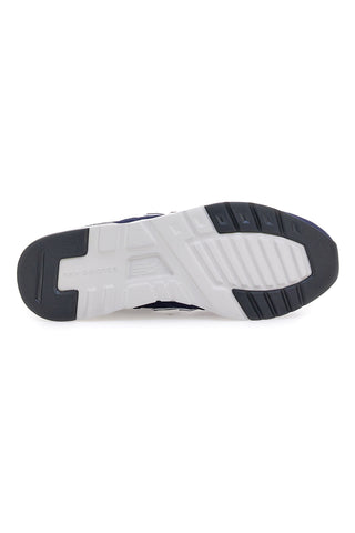 Blaue und graue New Balance 997-Sneaker