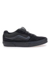 Schwarze Sneakers mit Vans Caldrone-Lederobermaterial