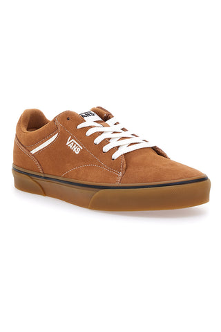 Braune Sneakers mit Schnürsenkeln von Vans Seldan
