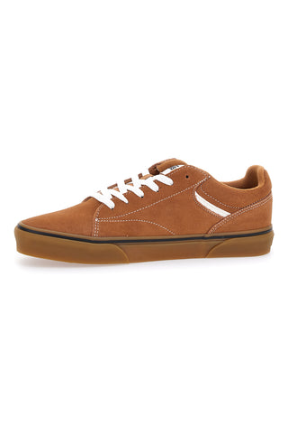 Braune Sneakers mit Schnürsenkeln von Vans Seldan