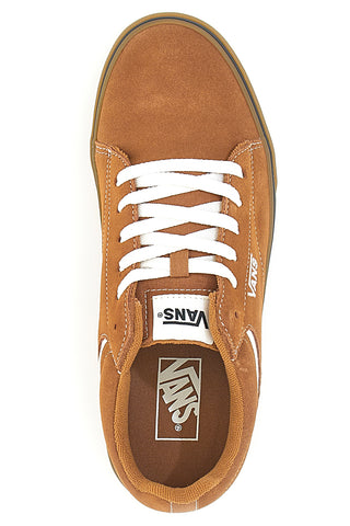 Braune Sneakers mit Schnürsenkeln von Vans Seldan
