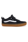 Schwarze Skate-Sneaker mit brauner Sohle von Vans Filmore