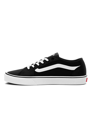 Schwarz-weiße Vans Filmore Decon Sneakers