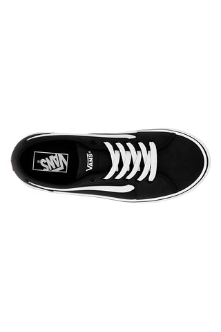 Schwarz-weiße Vans Filmore Decon Sneakers