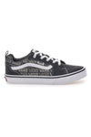 Schwarze Skate-Sneaker mit Vans Filmore-Muster