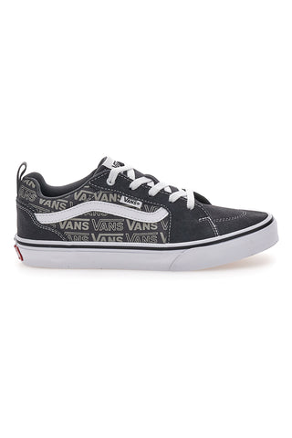 Schwarze Skate-Sneaker mit Vans Filmore-Muster