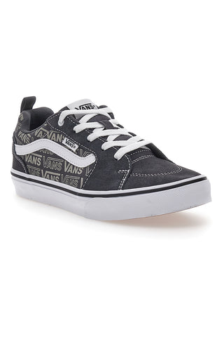 Schwarze Skate-Sneaker mit Vans Filmore-Muster