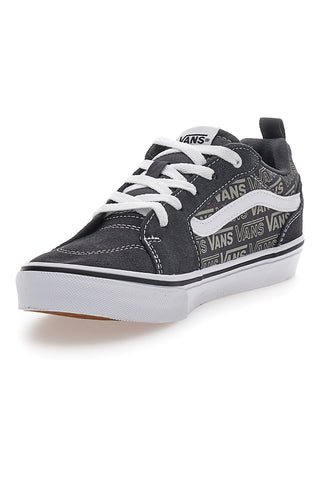Schwarze Skate-Sneaker mit Vans Filmore-Muster