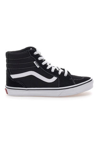 Sneakers Mid-Cut nere con dettagli bianchi VANS FILMONE HI