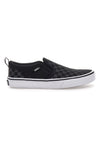 Vans Asher Slip-on-Sneaker in Schwarz und Grau