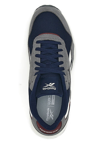 Blaue und graue Turnschuhe mit Luxcomfort Reebok GL1100