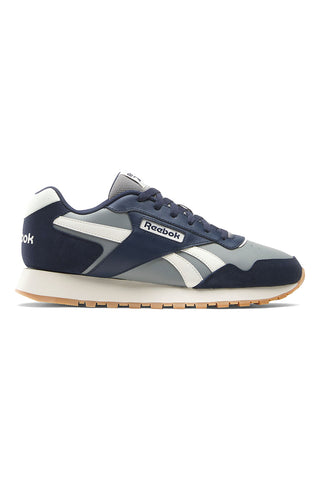 Reebok Glide Blaue Turnschuhe mit Schnürsenkeln