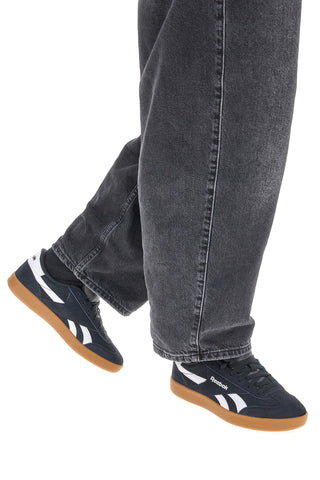 Schwarz-weiße Reebok Smash Edge-Sneaker