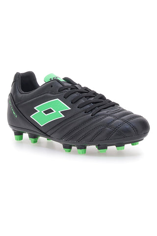 Schwarze Outdoor-Fußballschuhe mit farbigen Details LOTTO STADIO 705 FG