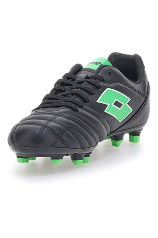 Schwarze Outdoor-Fußballschuhe mit farbigen Details LOTTO STADIO 705 FG