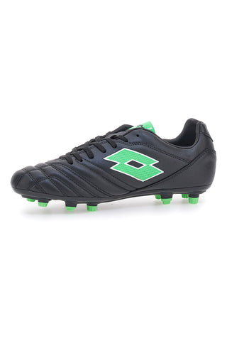 Schwarze Outdoor-Fußballschuhe mit farbigen Details LOTTO STADIO 705 FG