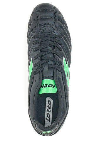 Schwarze Outdoor-Fußballschuhe mit farbigen Details LOTTO STADIO 705 FG
