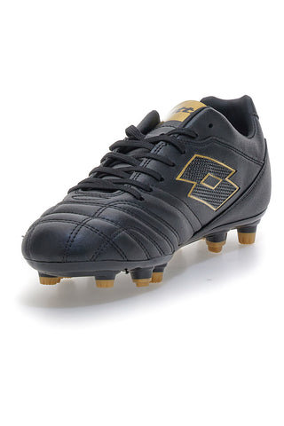 Schwarze Outdoor-Fußballschuhe mit farbigen Details LOTTO STADIO 705 FG