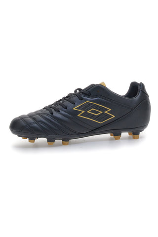 Schwarze Outdoor-Fußballschuhe mit farbigen Details LOTTO STADIO 705 FG