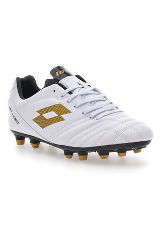 Scarpe da Calcio Bianche Outdoor con Dettagli Colorati LOTTO STADIO 705 FG