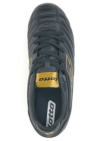 Schwarze Lotto Stadio 705 Fg Jr. Fußballschuhe