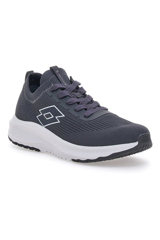 Grau-weiße Laufschuhe mit Mesh-Obermaterial LOTTO SPEEDRIDE 1000