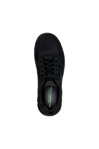 Schwarze Sneakers mit Memory-Schaum Skechers Track Scloric
