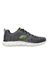 Sneakers Grigie e Lime Con Memory Foam Skechers Track Bucolo