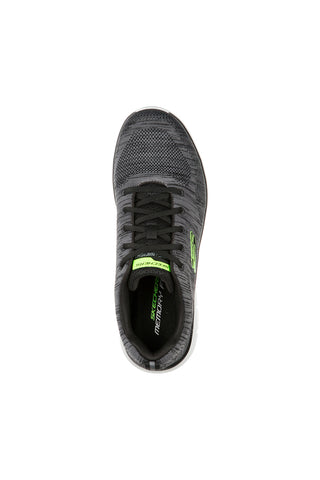 Sneakers Grigie e Lime Con Memory Foam Skechers Track Bucolo