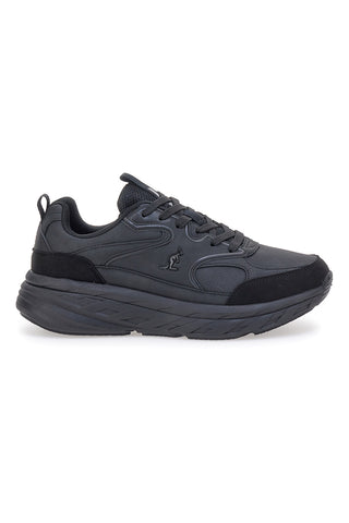 Schwarze Sneakers mit Extras – Australian Insole AU42M113