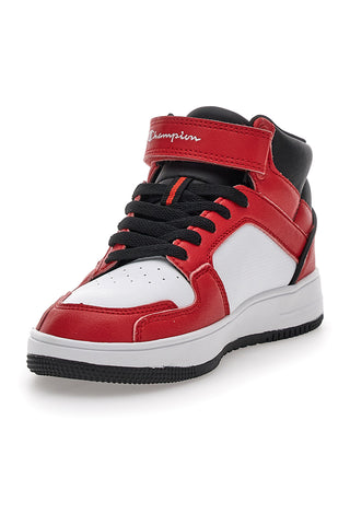 Sneakers Rosse e Bianche Champion Rebound 2 Mid B Gs