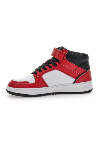 Sneakers Rosse e Bianche Champion Rebound 2 Mid B Gs