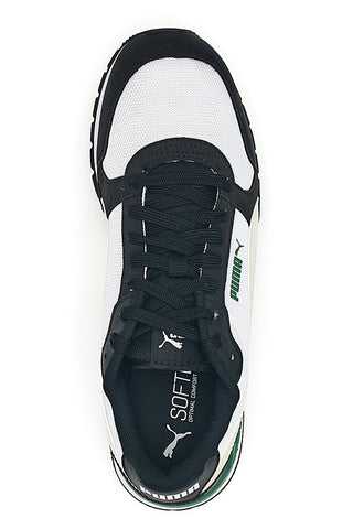 Sneakers nere e bianche con dettagli colorati Puma St Runner V3 Mesh