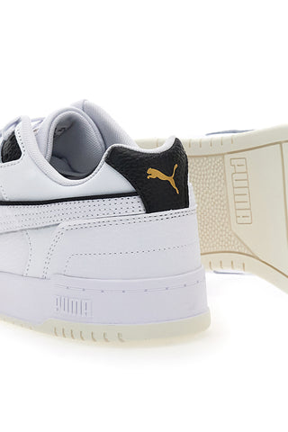 Weiße und schwarze Puma RBD Game Low-Sneaker