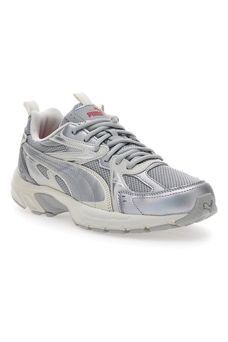 Puma Milenio Tech Fitnessschuhe in Weiß und Silber