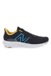 NEW BALANCE 411 Laufschuhe mit Mesh-Obermaterial in Schwarz und Gelb