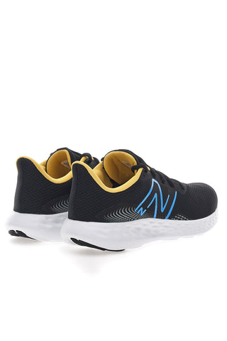 NEW BALANCE 411 Laufschuhe mit Mesh-Obermaterial in Schwarz und Gelb